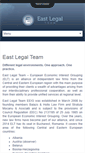 Mobile Screenshot of east-legal.com